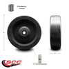 Service Caster SCC - 8" Polyolefin Wheel Only w/Roller Bearing - 1/2" Bore - 1000 lbs Capacity SCC-POR820
